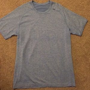 Mens lululemon metal vent tech tshirt sky blue